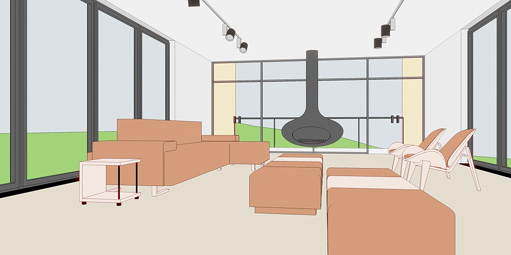 Standard interior render